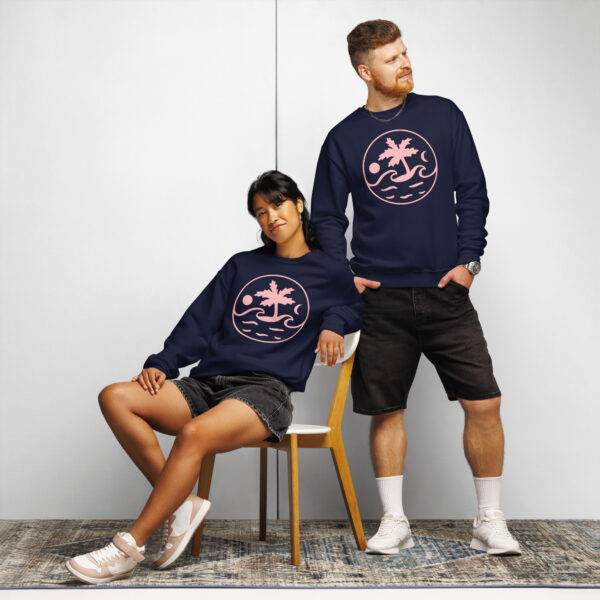 Crew neck sweatshirt Unisex - Beach and Sun - Image 5