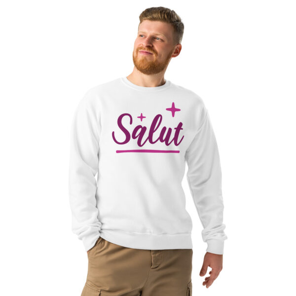 Crew neck sweatshirt Unisex - Salut - Image 10