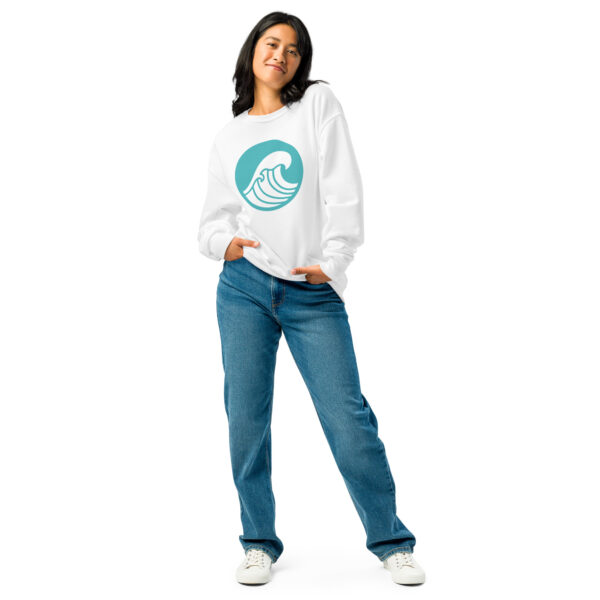 Crew neck sweatshirt Unisex - Wave - Image 10