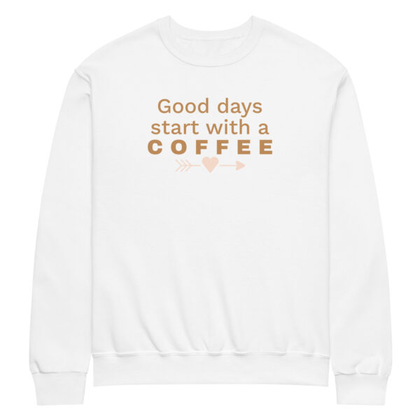 Crew neck sweatshirt - Good Days Start With Coffee - Image 18