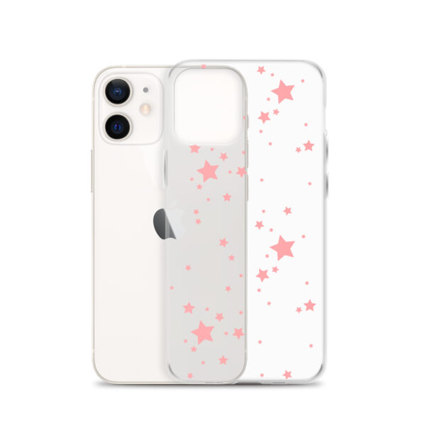 Case for iPhone® - Clear Pink Stars - Image 14
