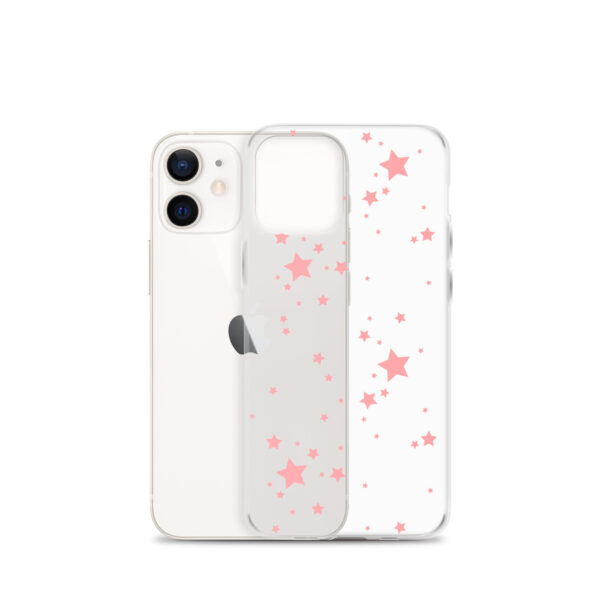 Case for iPhone® - Clear Pink Stars - Image 8