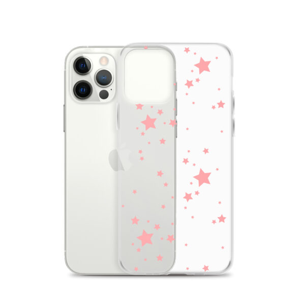 Case for iPhone® - Clear Pink Stars - Image 12