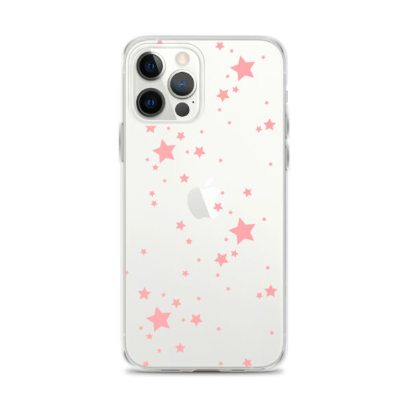 Case for iPhone® - Clear Pink Stars - Image 9