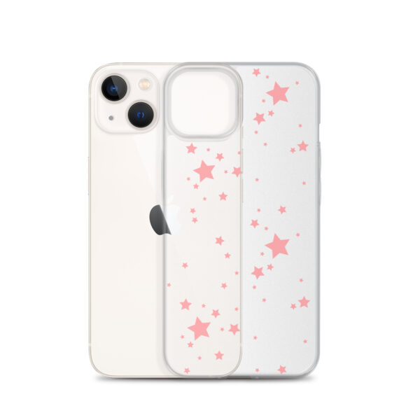 Case for iPhone® - Clear Pink Stars - Image 22