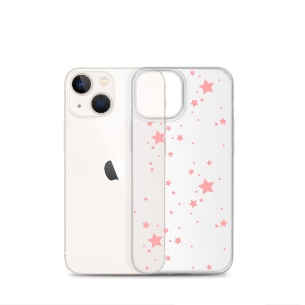 Case for iPhone® - Clear Pink Stars - Image 16