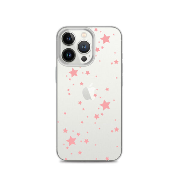 Case for iPhone® - Clear Pink Stars - Image 19