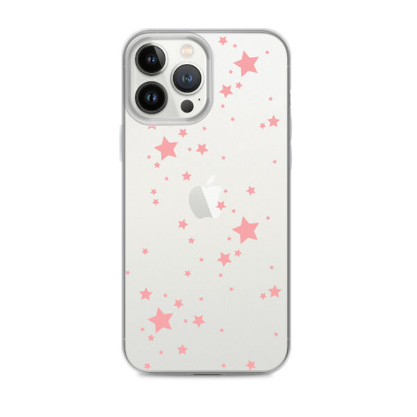 Case for iPhone® - Clear Pink Stars - Image 17
