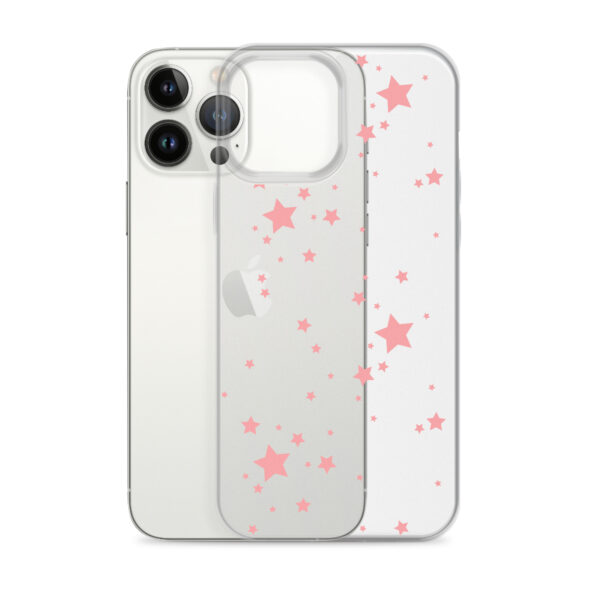 Case for iPhone® - Clear Pink Stars - Image 18