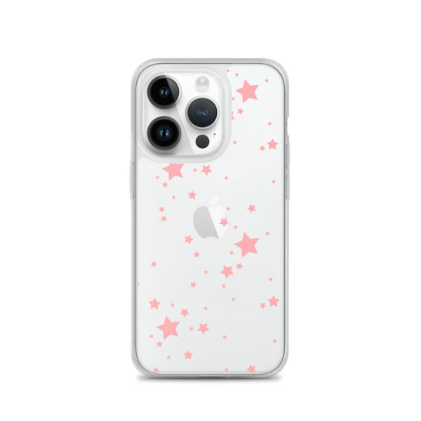 Case for iPhone® - Clear Pink Stars - Image 27
