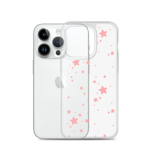 Case for iPhone® - Clear Pink Stars - Image 28