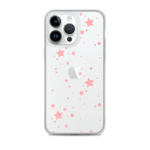 Case for iPhone® - Clear Pink Stars - Image 25