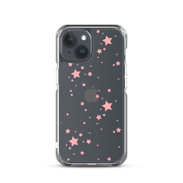 Case for iPhone® - Clear Pink Stars - Image 37