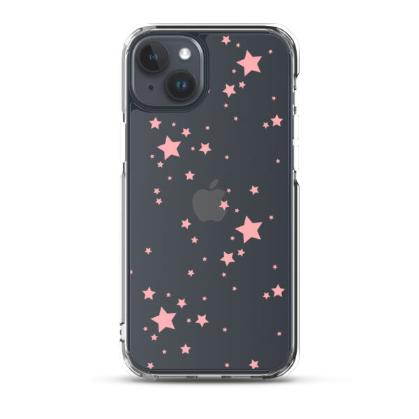 Case for iPhone® - Clear Pink Stars - Image 31