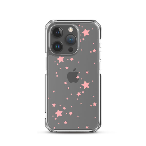 Case for iPhone® - Clear Pink Stars - Image 35