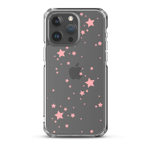 Case for iPhone® - Clear Pink Stars - Image 33