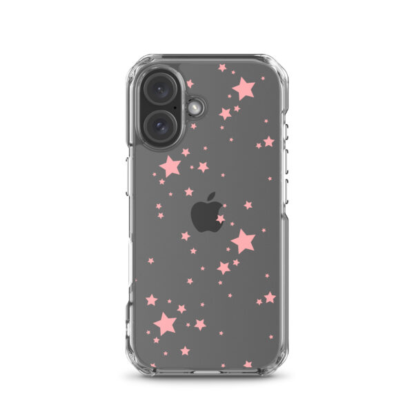 Case for iPhone® - Clear Pink Stars - Image 45