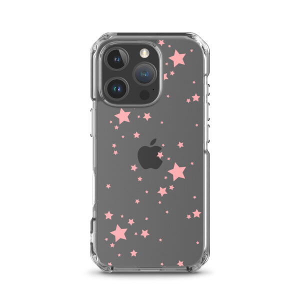 Case for iPhone® - Clear Pink Stars - Image 43