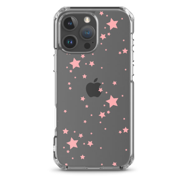 Case for iPhone® - Clear Pink Stars - Image 41