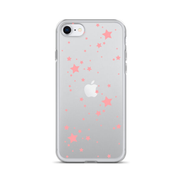 Case for iPhone® - Clear Pink Stars - Image 47