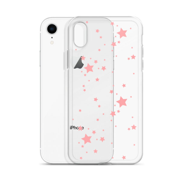 Case for iPhone® - Clear Pink Stars - Image 52