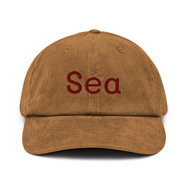 Corduroy hat Unisex - Sea
