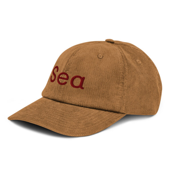 Corduroy hat Unisex - Sea - Image 9