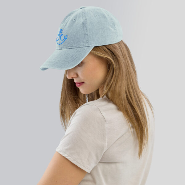 Denim Hat Unisex - Blue Ocean - Image 3