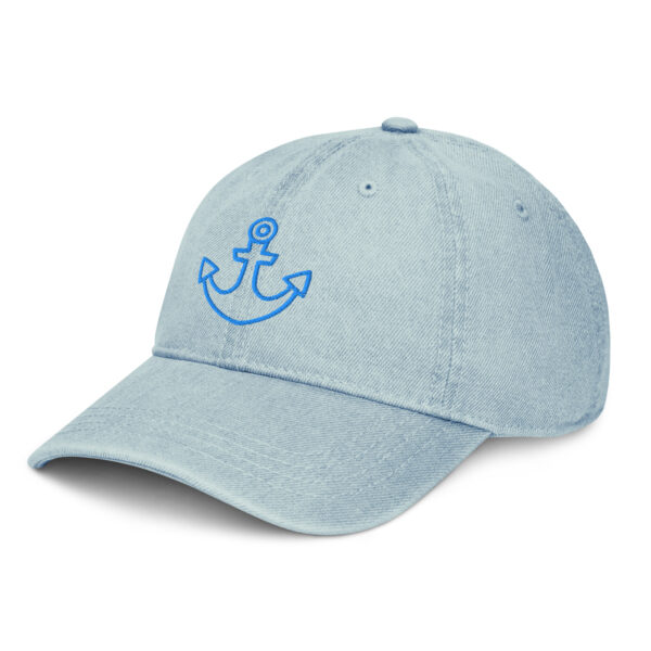 Denim Hat Unisex - Blue Ocean - Image 9