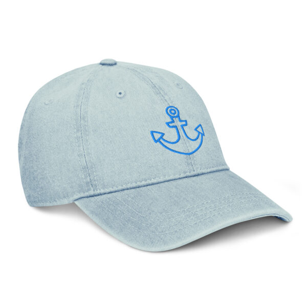 Denim Hat Unisex - Blue Ocean - Image 11