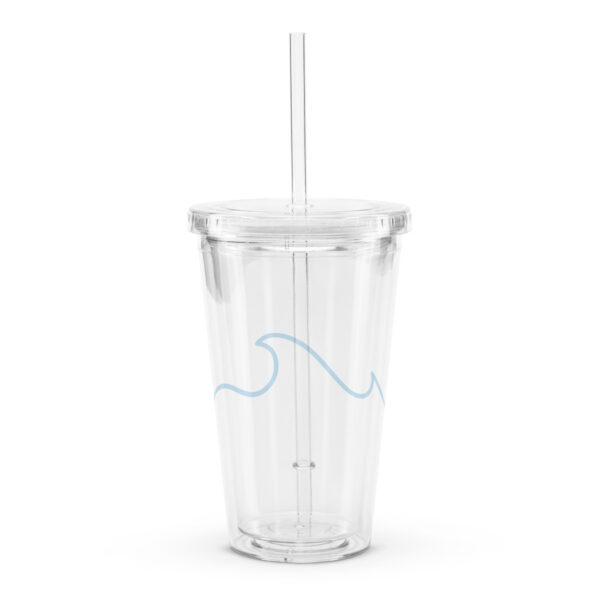 Plastic Tumbler Clear - Waves