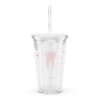 Plastic Tumbler Clear - Pink Dentistry
