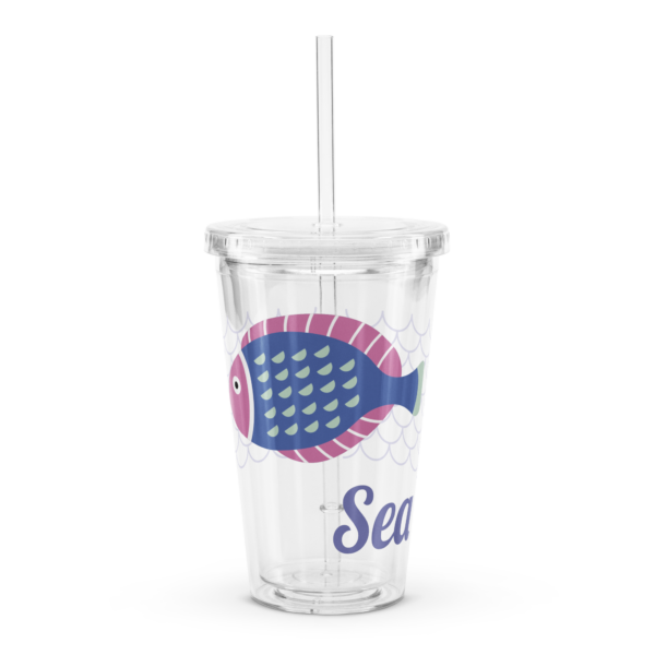Plastic Tumbler Clear - Sea