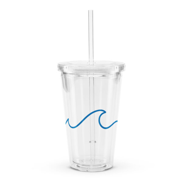 Plastic Tumbler Clear - Waves - Image 2