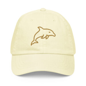 Dad hat Unisex - Yellow Dolphin