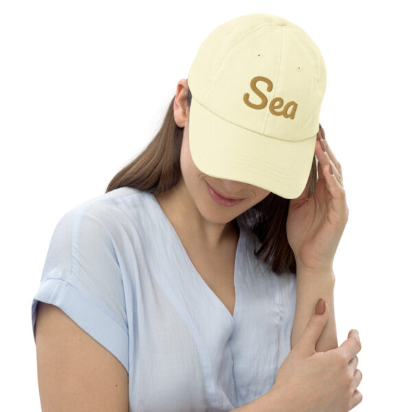 Dad hat Unisex - Yellow Sea - Image 3