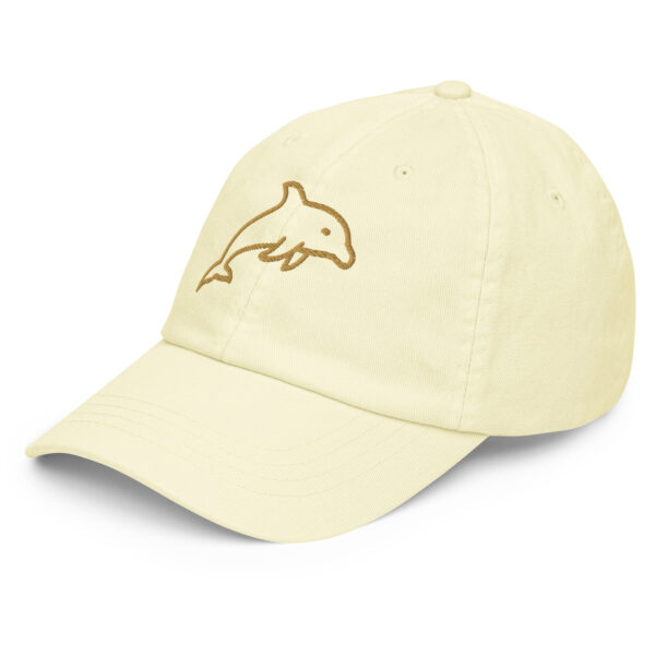 Dad hat Unisex - Yellow Dolphin - Image 8
