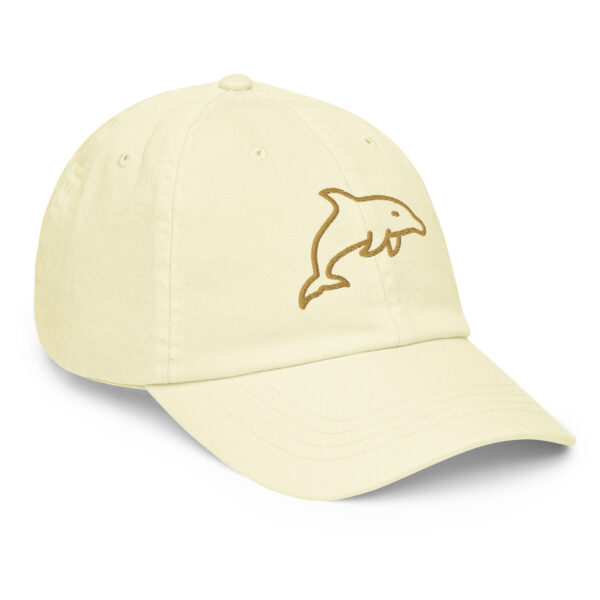 Dad hat Unisex - Yellow Dolphin - Image 10