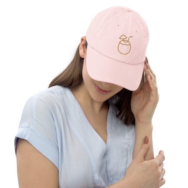 Dad hat - Pink Coconut - Image 3