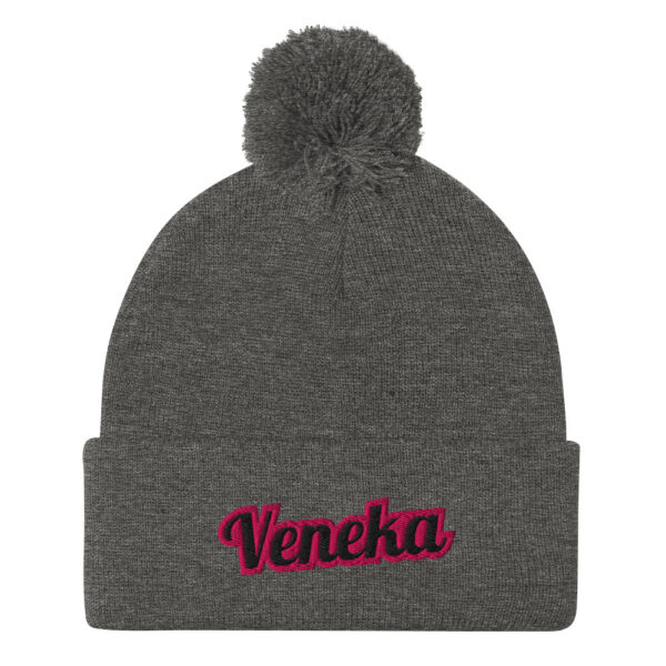 Beanie Pom-Pom Veneka - Pink - Image 9