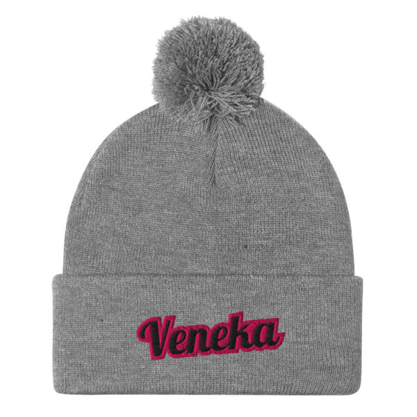 Beanie Pom-Pom Veneka - Pink - Image 10