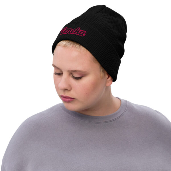 Beanie Ribbed Knit Veneka - Pink - Image 2
