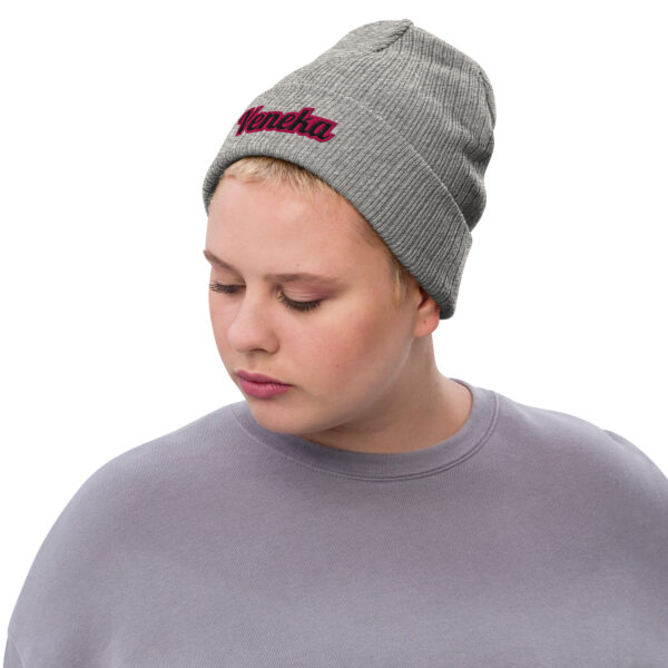 Beanie Ribbed Knit Veneka - Pink - Image 4