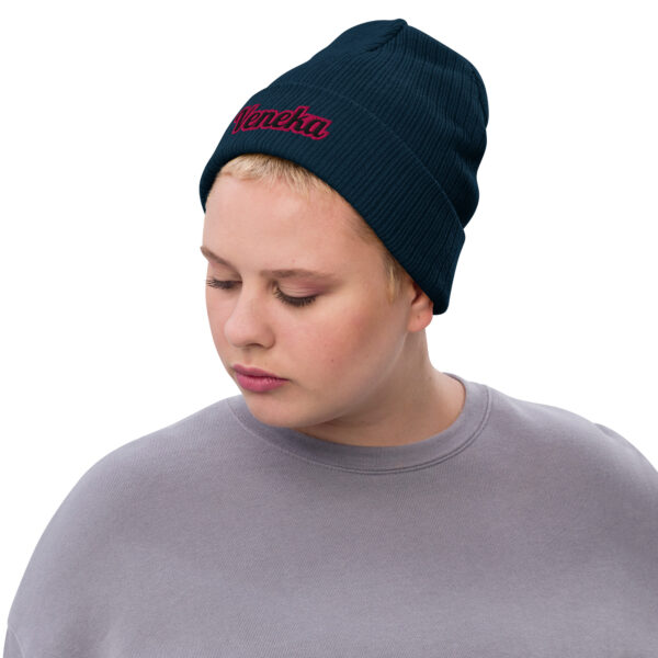 Beanie Ribbed Knit Veneka - Pink - Image 3