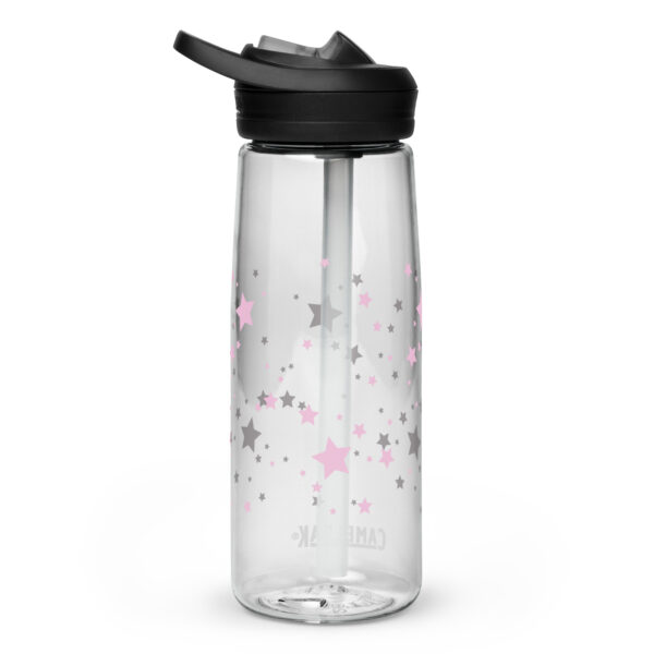 Water Bottle Sports - Pink Stars