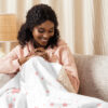 Blanket Sherpa - Pink Stars - Image 2