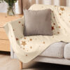 Blanket Sherpa - Cream Stars