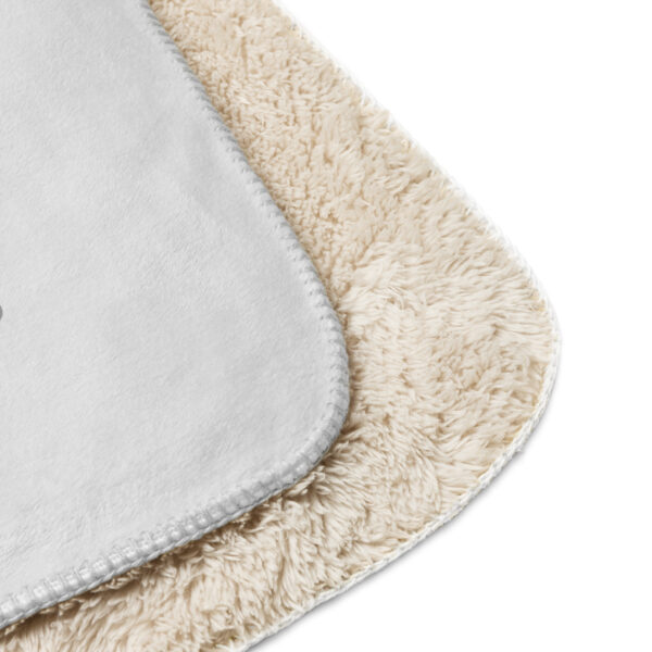 Blanket Sherpa - Hearts (Gray) - Image 6