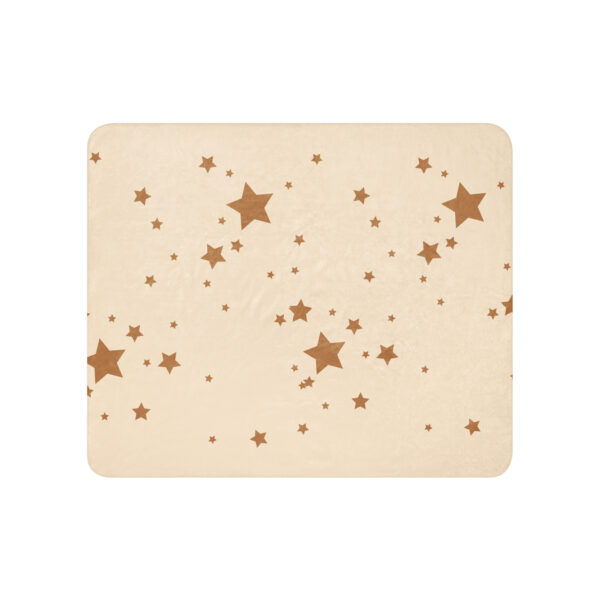 Blanket Sherpa - Cream Stars - Image 5