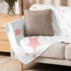 Blanket Sherpa - Pink Stars - Image 8